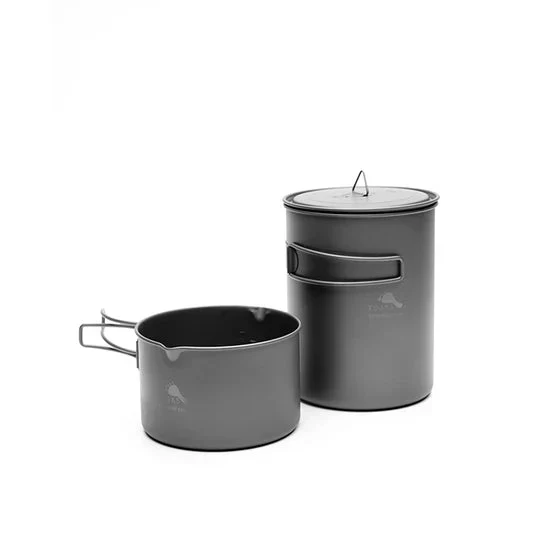 TOAKS Titanium Freedom Cookset 2PC | Ultralight Titanium Camping Cookware Set - Image 2