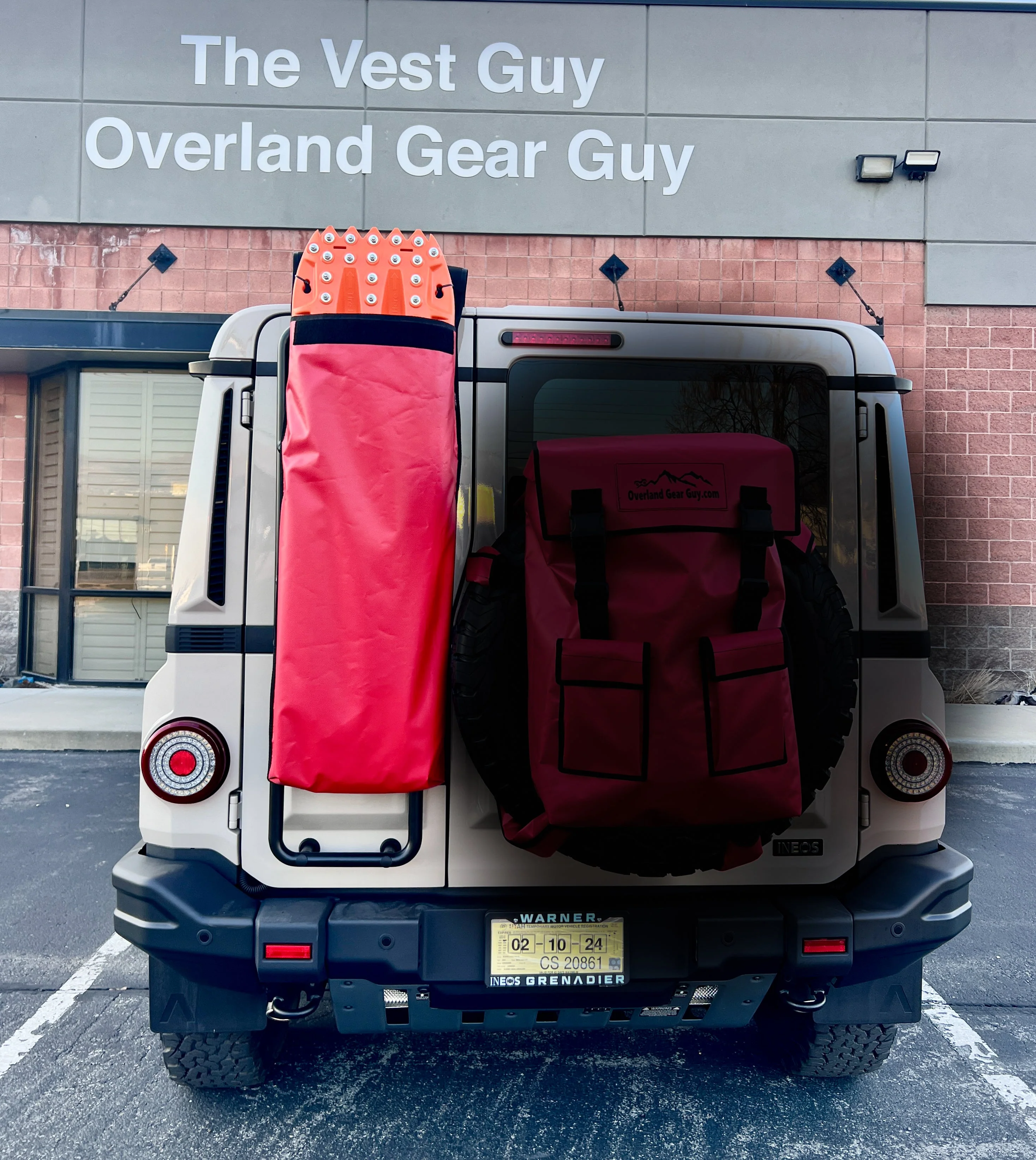 Traction Recovery Board Storage Bag LADDER Mount - Image 3
