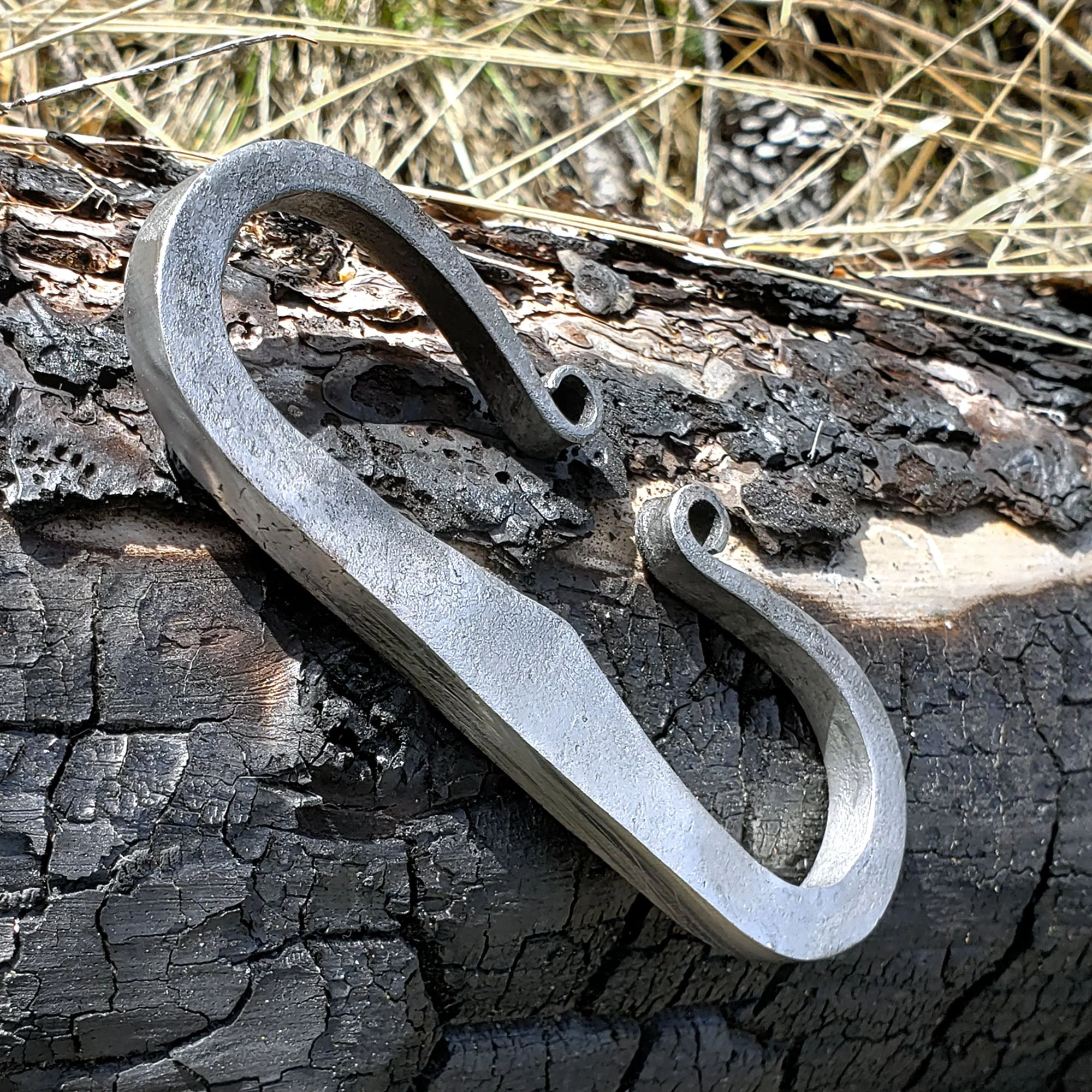 Traditional Flint & Steel Striker - Hand Forged High Carbon Steel - Primitive Firestarting Tool - Image 4