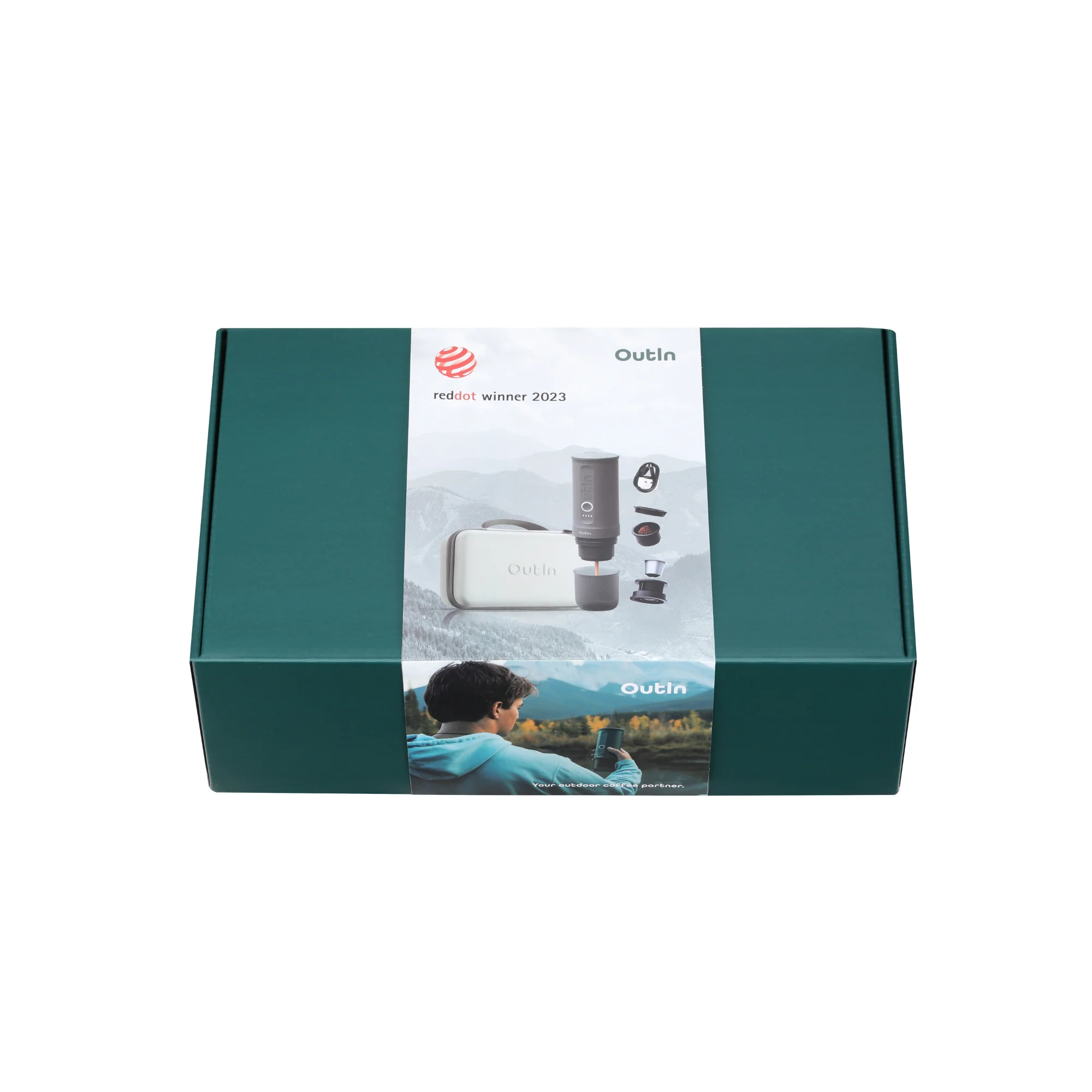 Traveler Espresso Gift Set (Forest Green) - Image 4