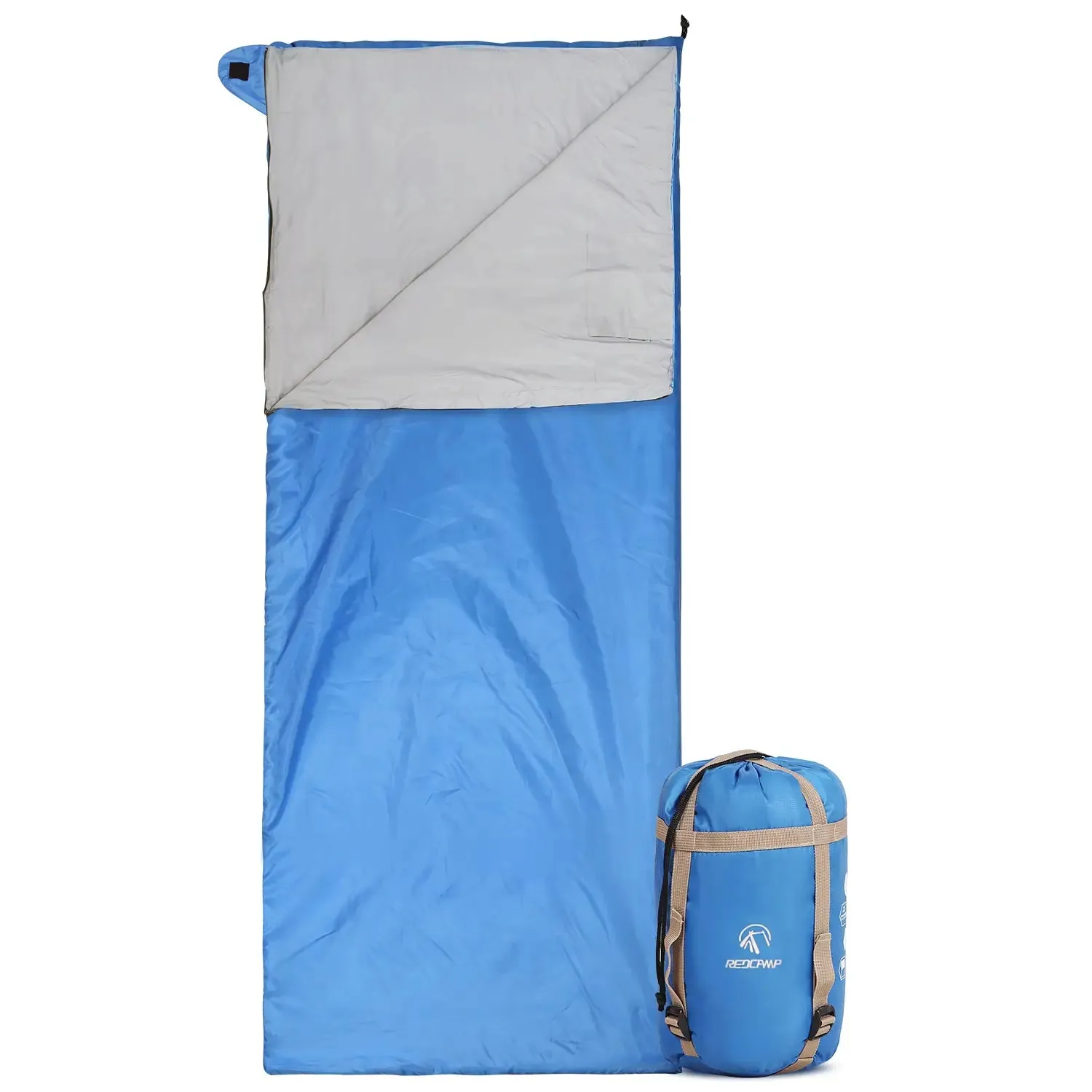 Ultralight Camping Sleeping Bag for Warm Weather,Green Blue Black Navy Blue - Image 10