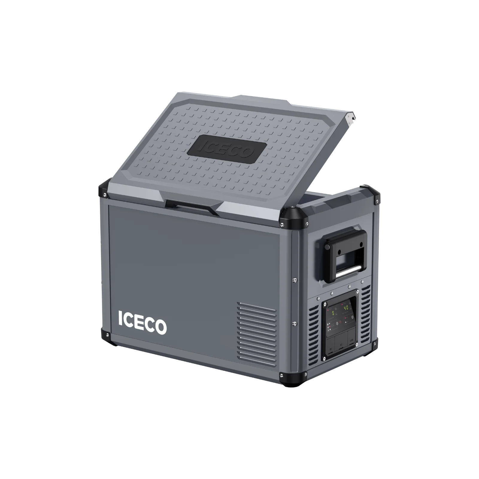 VL45ProD Dual Zone Portable Freezer - Gray | ICECO - Image 4