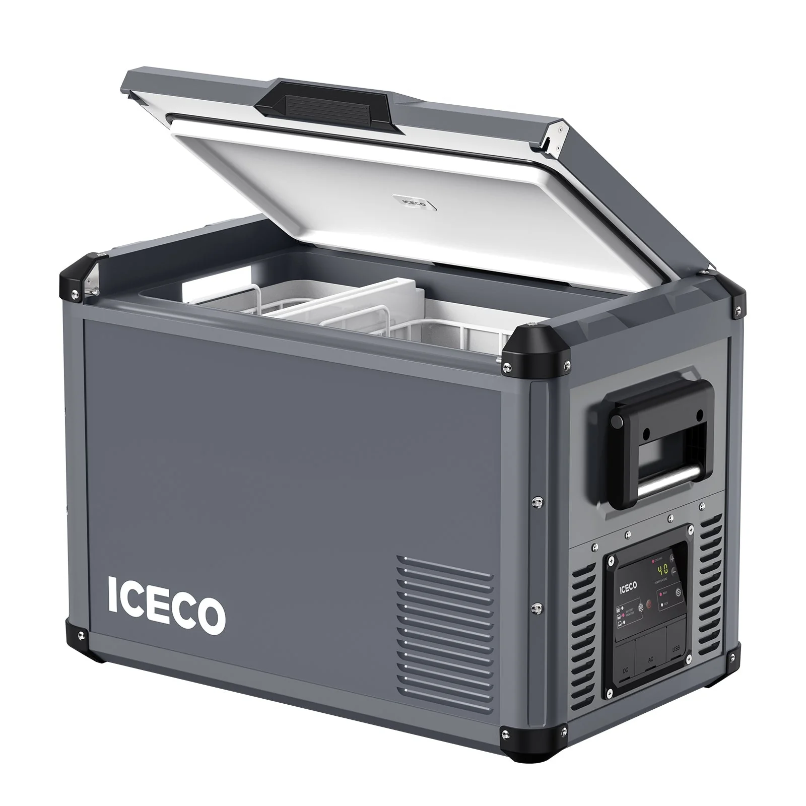 VL45ProS Gray Single Zone Portable Fridge Freezer | ICECO | 45 LT - Image 2