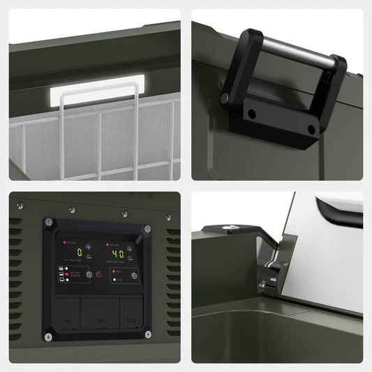 VL75ProD Olive 12V Heavy Duty Fridge Freezer | ICECO | 75 LT - Image 5