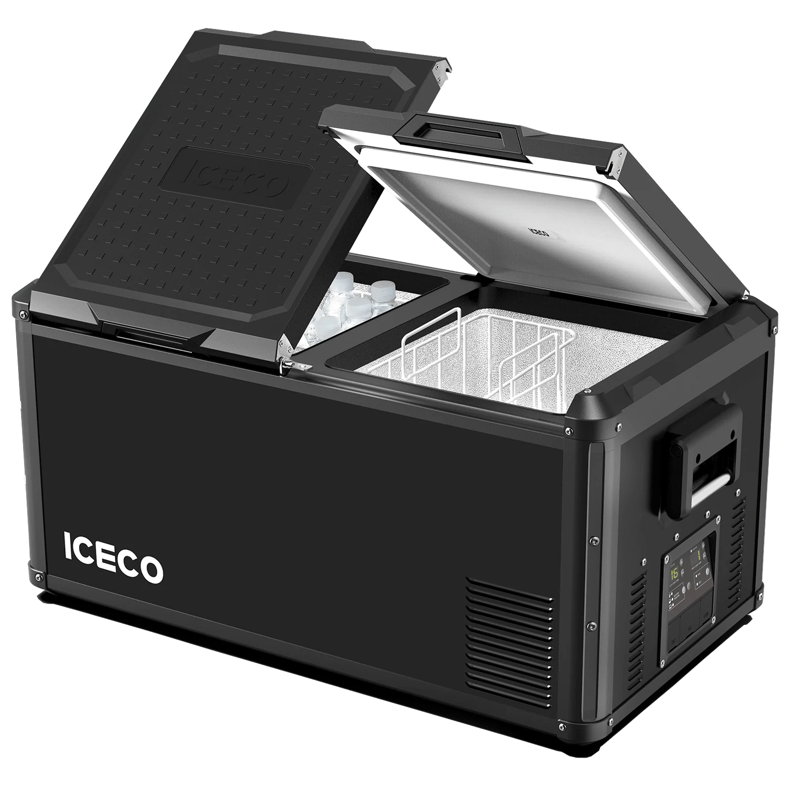 VL90ProD Dual Zone RV 12 volt Fridge Plug in Cooler | ICECO | 90 LT - Image 2