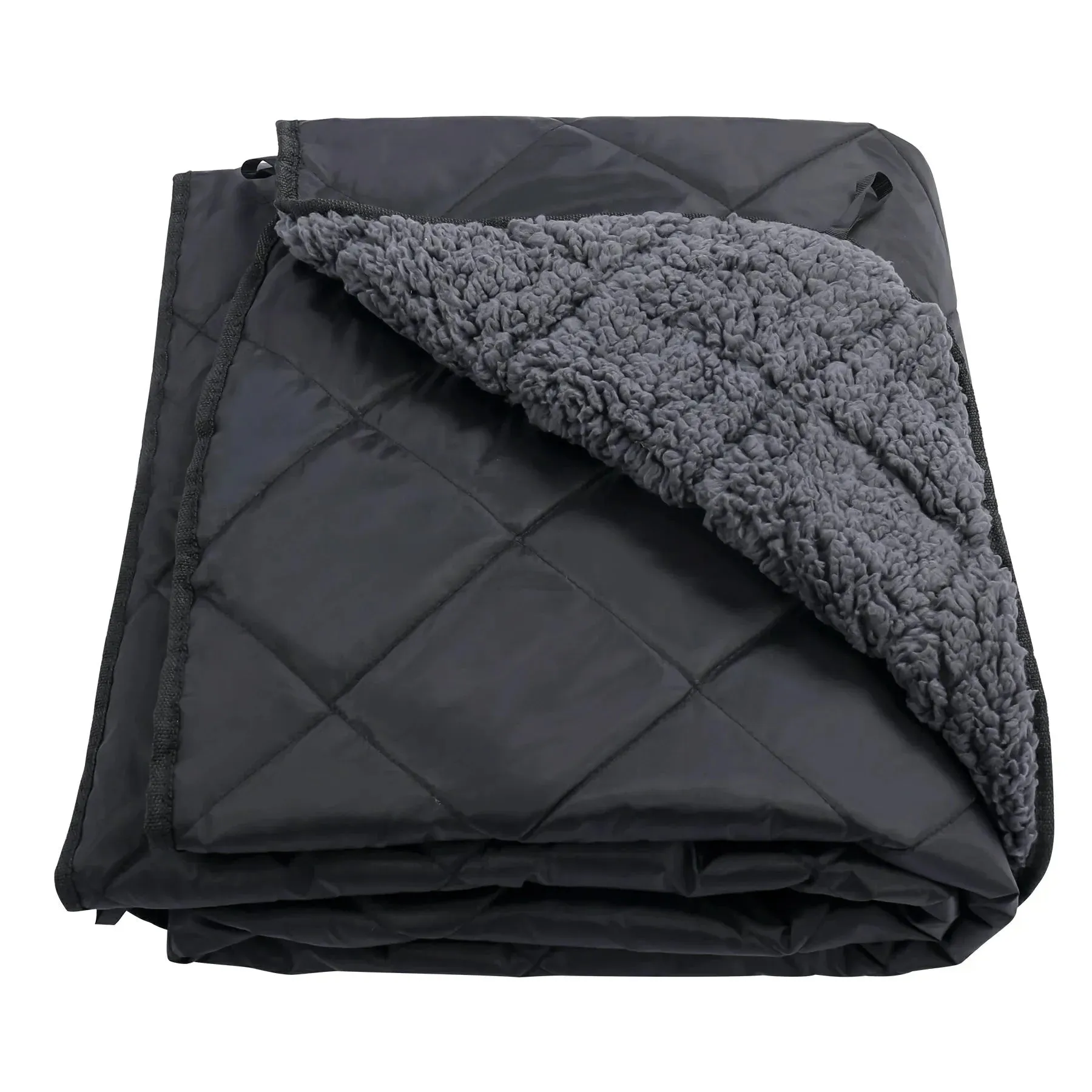 Waterproof Stadium Blanket with Sherpa Lining - Image 9