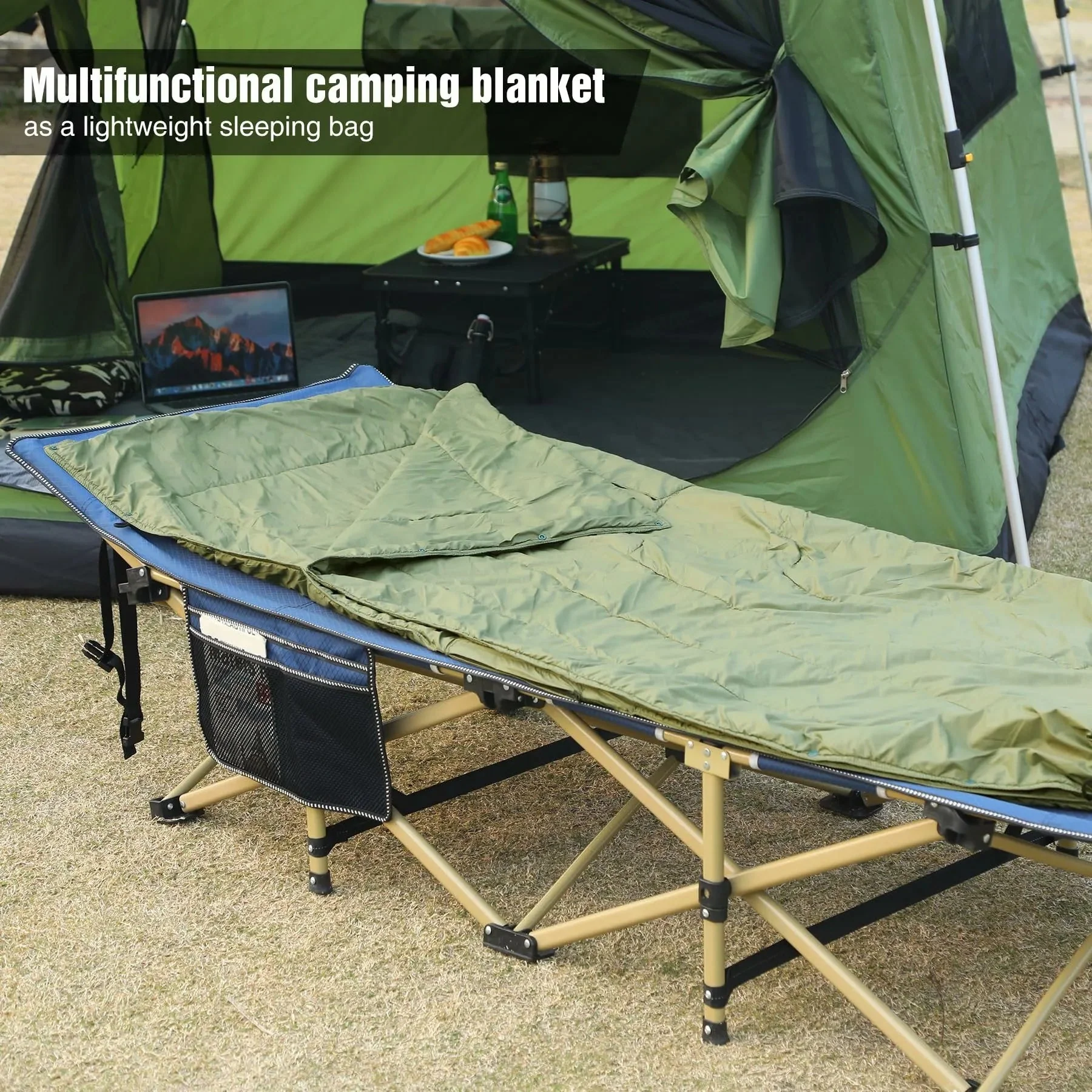 Wearable Waterproof Camping Blanket with Hood - Image 5