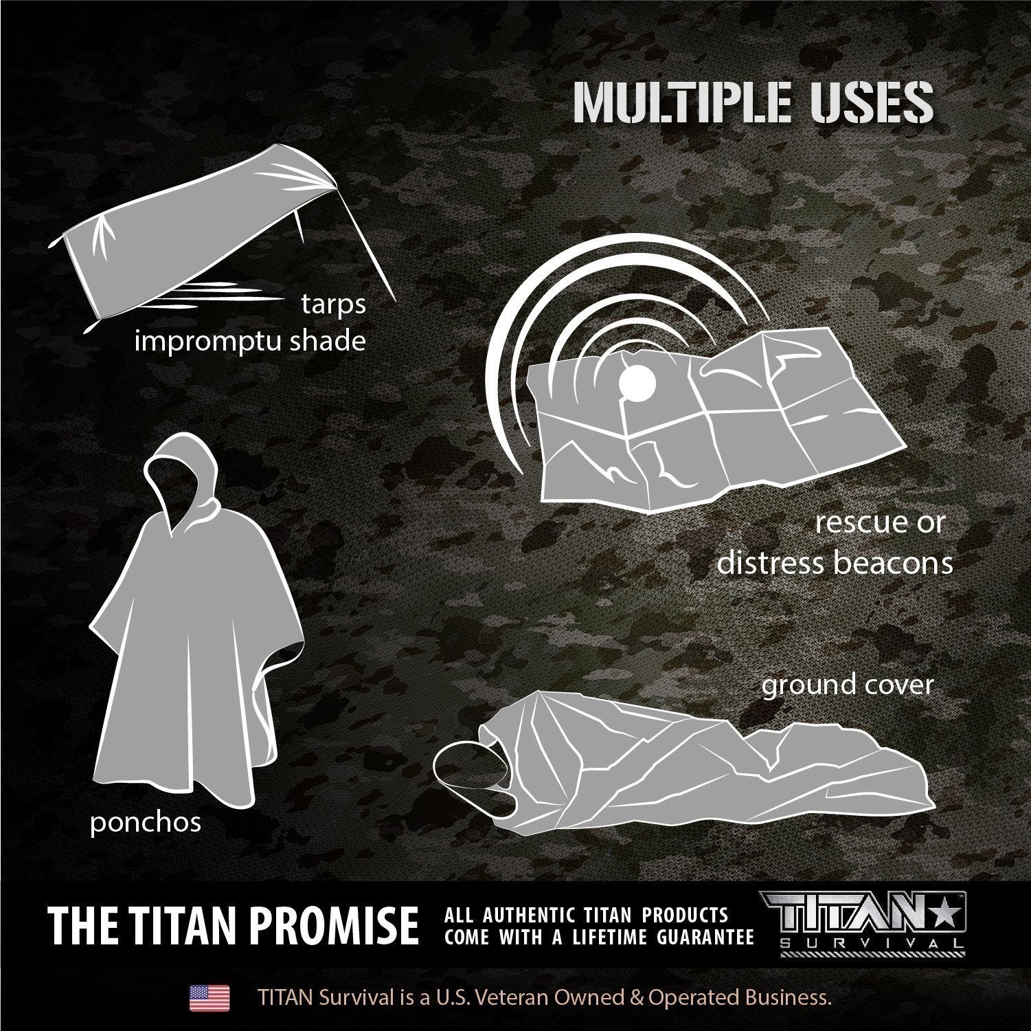 XL Emergency Survival Blankets, 5-Pack - Image 10