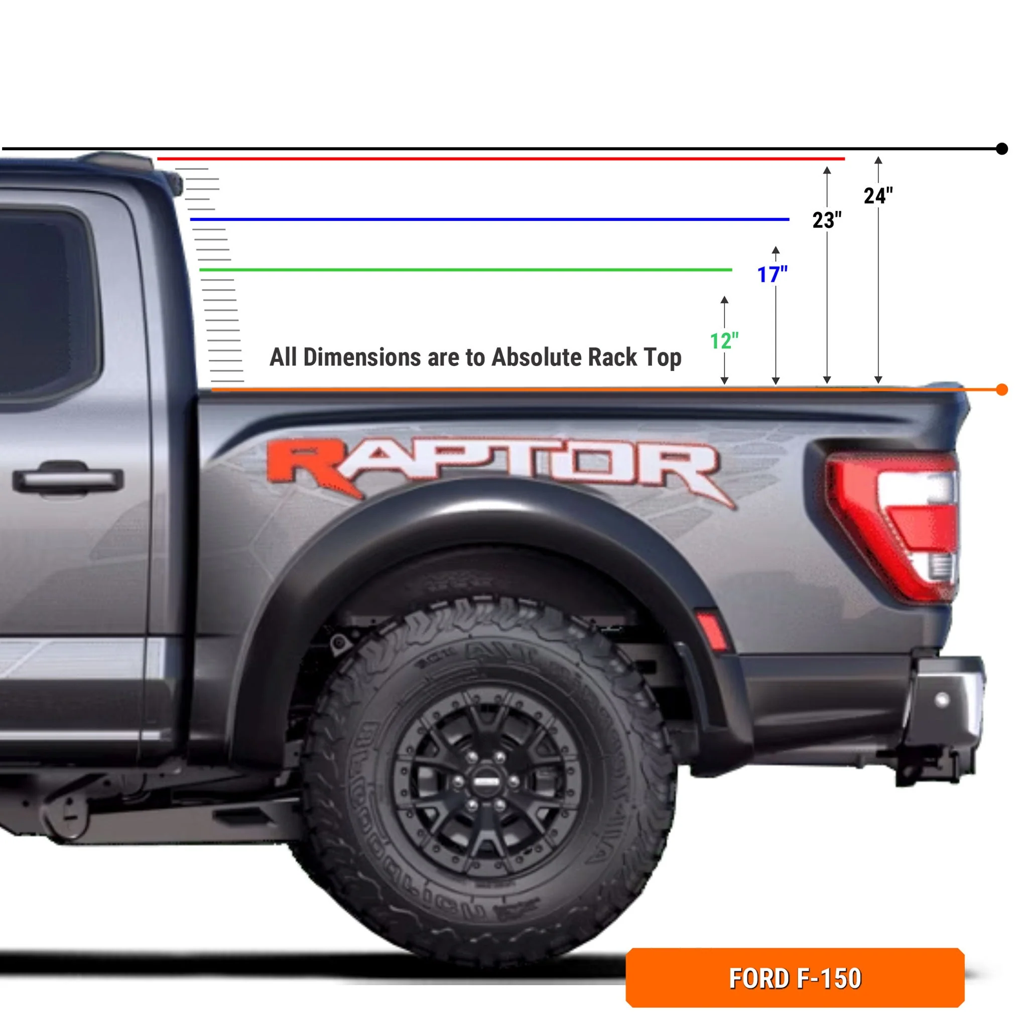 XTR1 Bed Rack for Ford F-150 - Image 13