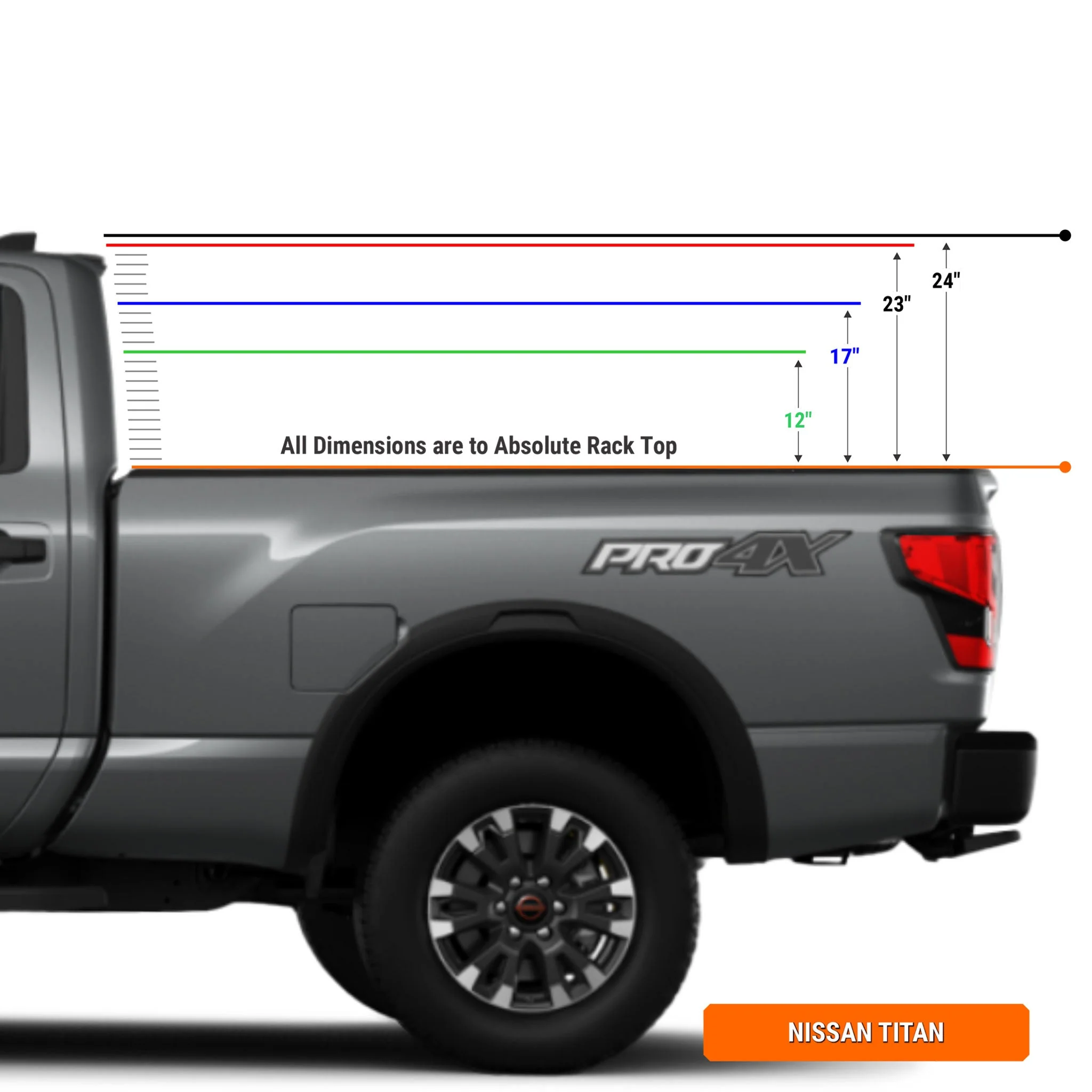 XTR1 Bed Rack for Nissan Titan - Image 11