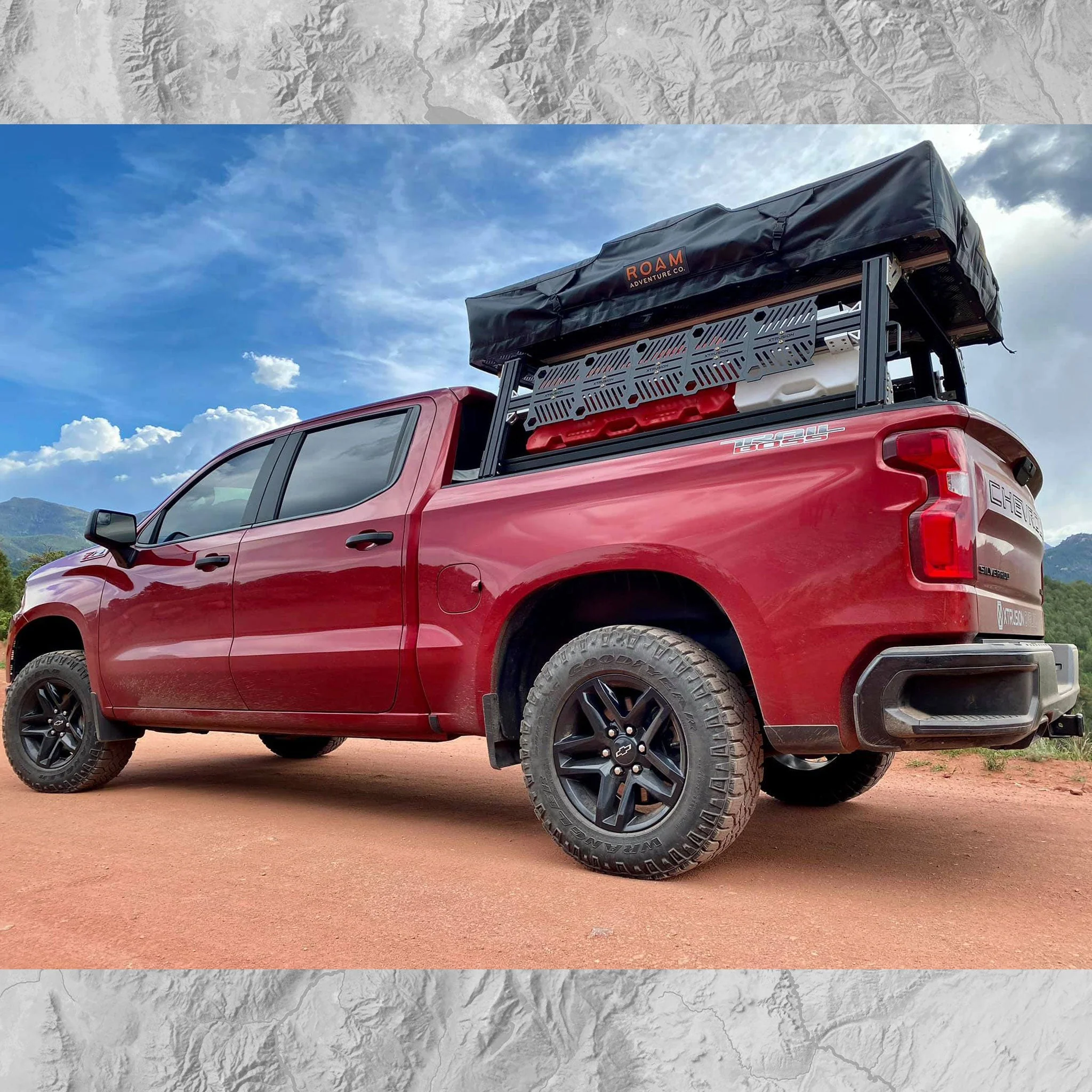 XTR1 Bed Rack for Retrax XR Cover - GM Silverado & Sierra 1500 - Image 2
