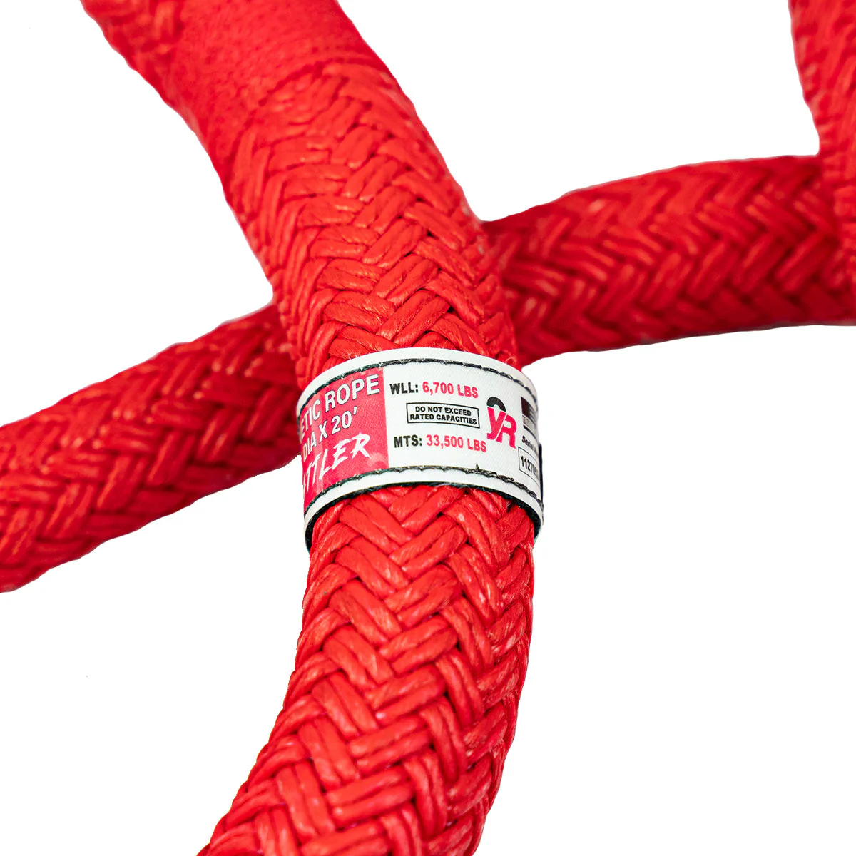 Yankum Kinetic Recovery Rope - 1"x20' -  33,500 Min Break Strength - Image 2